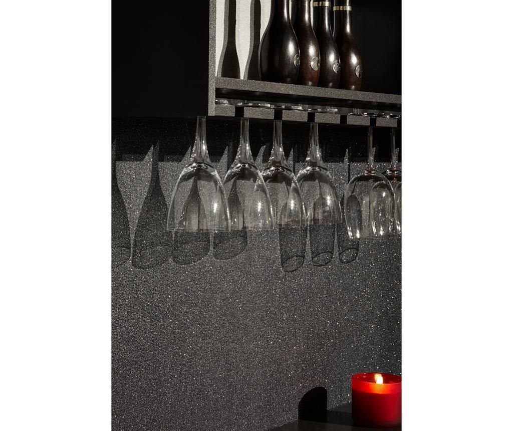 Tapet Glitterati Plain Black 53x1005 cm - Arthouse